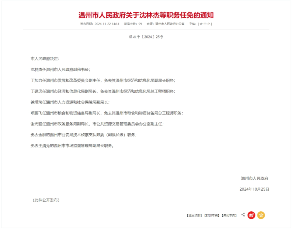 龙湾区最新一波人事调整与任免信息揭晓